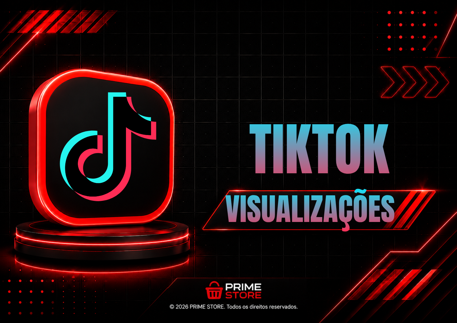 VISUALIZAÇÕES TIKTOK